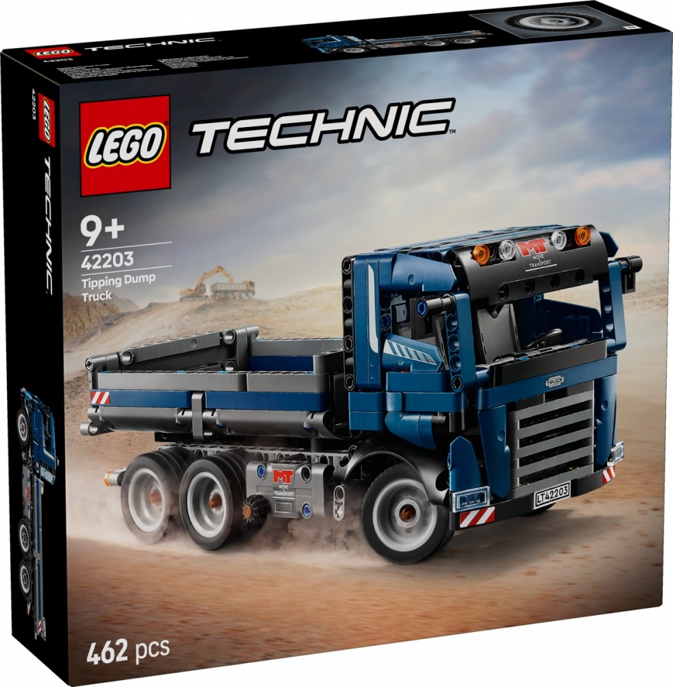Klocki Technic 42203 Wywrotka z przechylaną skrzynią