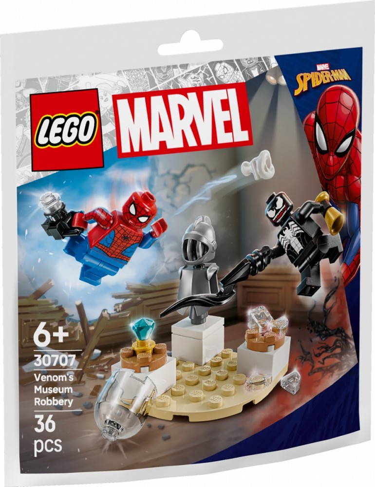Klocki Super Heroes 30707 Napad Venoma na muzeum
