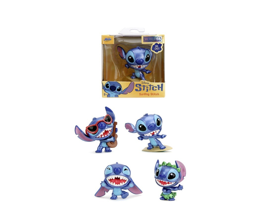 Metalowa figurka Stitch 6,5 cm, 4 rodzaje 