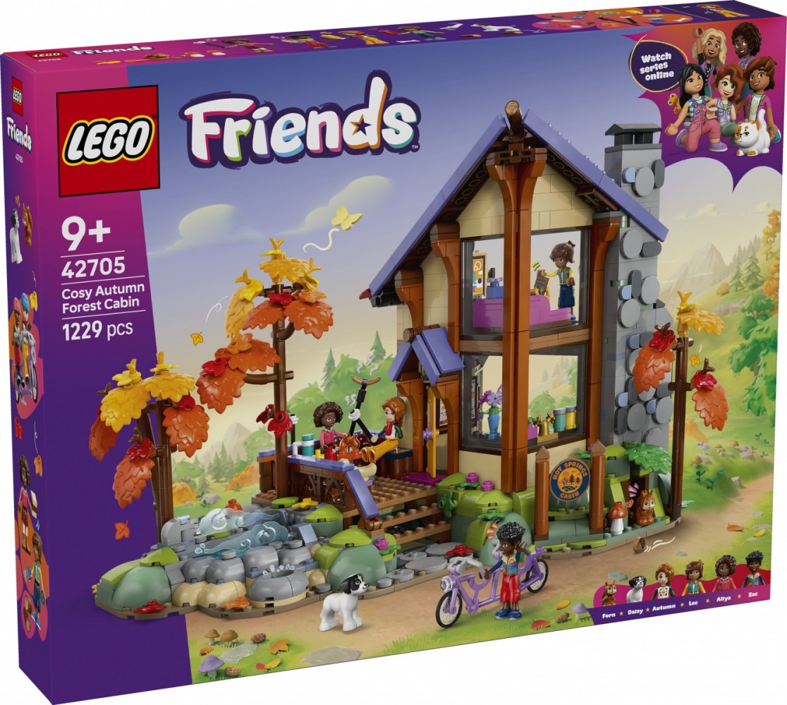 Klocki Friends 42705 Jesienna leśna chatka
