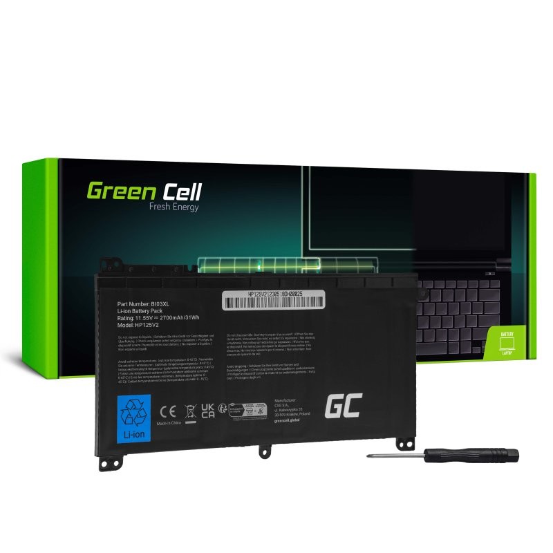 Bateria BI03XL ON03XL 11,55V 2700mAh do HP x360 13-U Stream 14-AX 