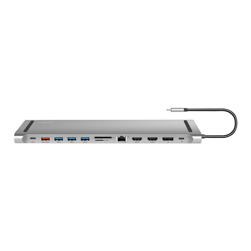 Stacja dokująca USB3.2 ,USB-C,12-portów, PD 