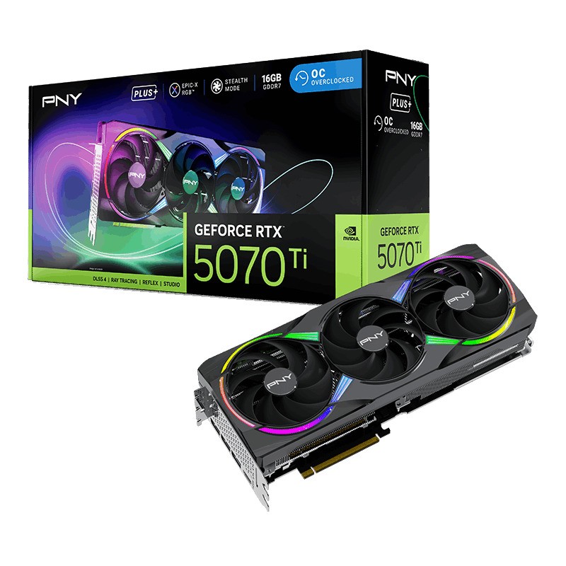 Karta graficzna GeForce RTX5070Ti+ 16GB ARGB VCG5071T16TFXXPB1-O 
