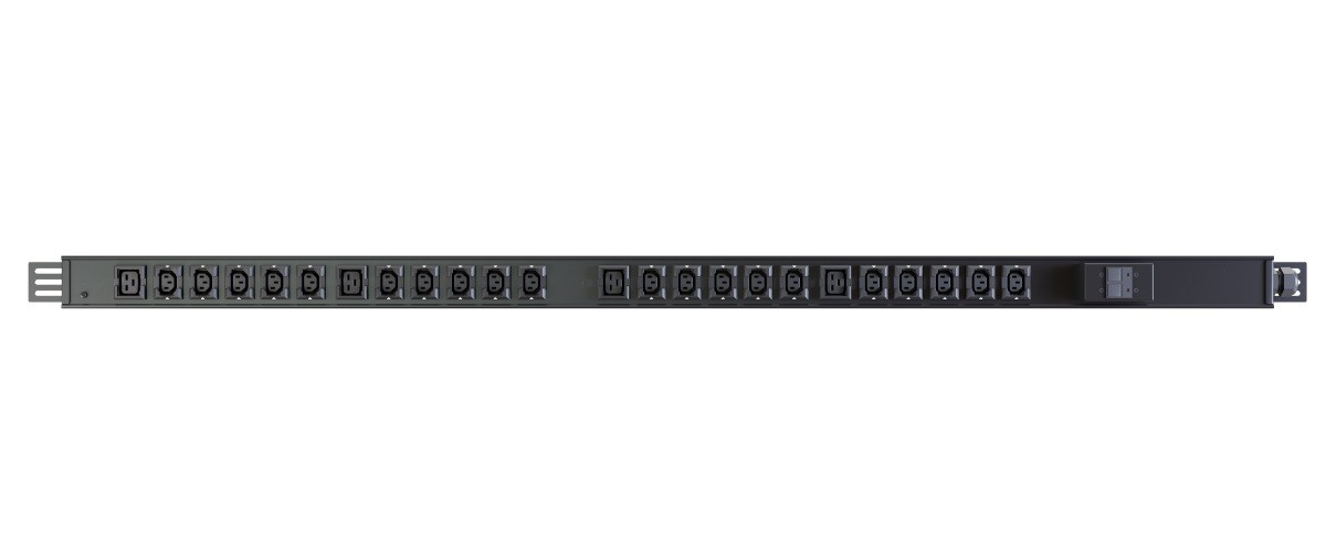 Listwa PDU EP0G90A0 Basic, 0U, 32A, 220V, IEC60309, 3m, C13x20+C19x4, Breaker, czarna