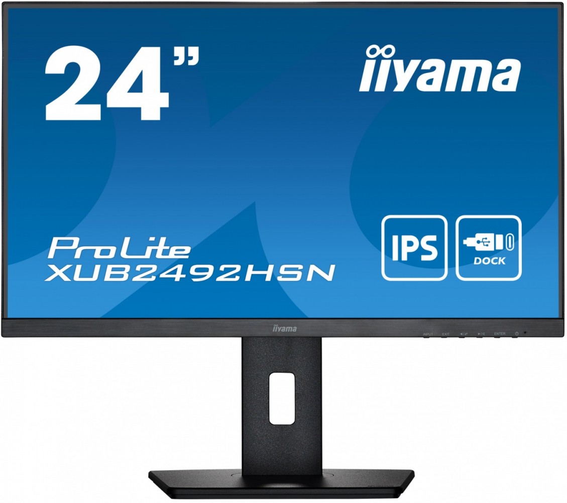 Monitor 24 cale XUB2492HSN-B5 IPS,USB-C Dock,HDMI,DP,DaisyChain,HAS