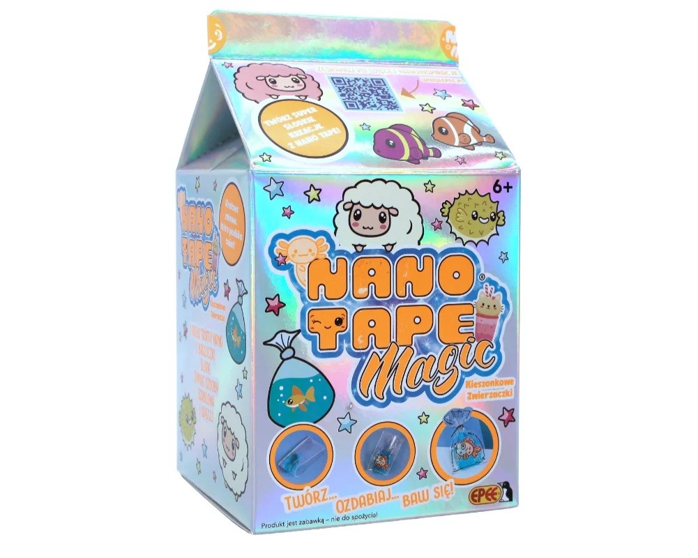 Zestaw Nano Tape Magic Starter pack, Kieszonkowe zwierzaczki