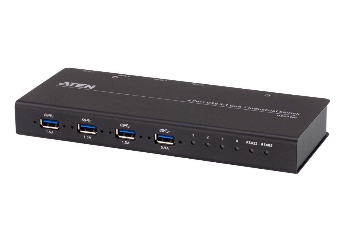 Przełącznik 4x4 USB 3.2 Gen 1 Industrial HUB Switch 
