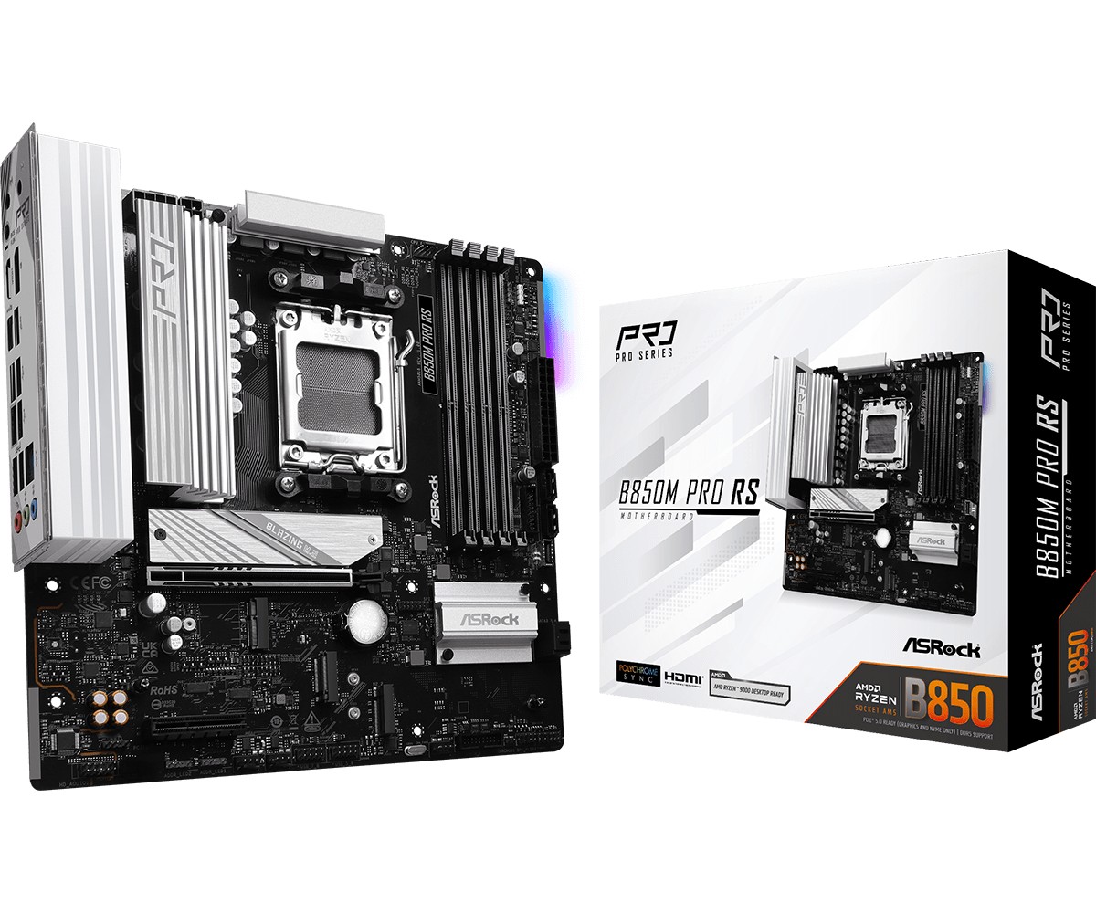 Płyta główna B850M PRO RS AM5 4DDR5 mATX 