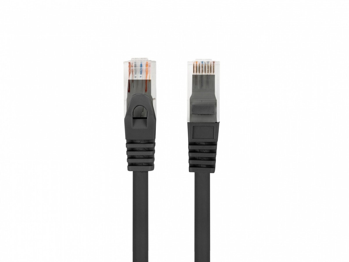 Patchcord kat.6 utp lszh cu 15m czarny fluke passed 