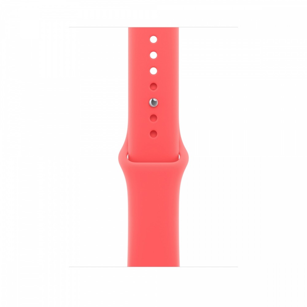 Pasek sportowy w kolorze różowej guawy do koperty 46 mm - rozmiar S/M