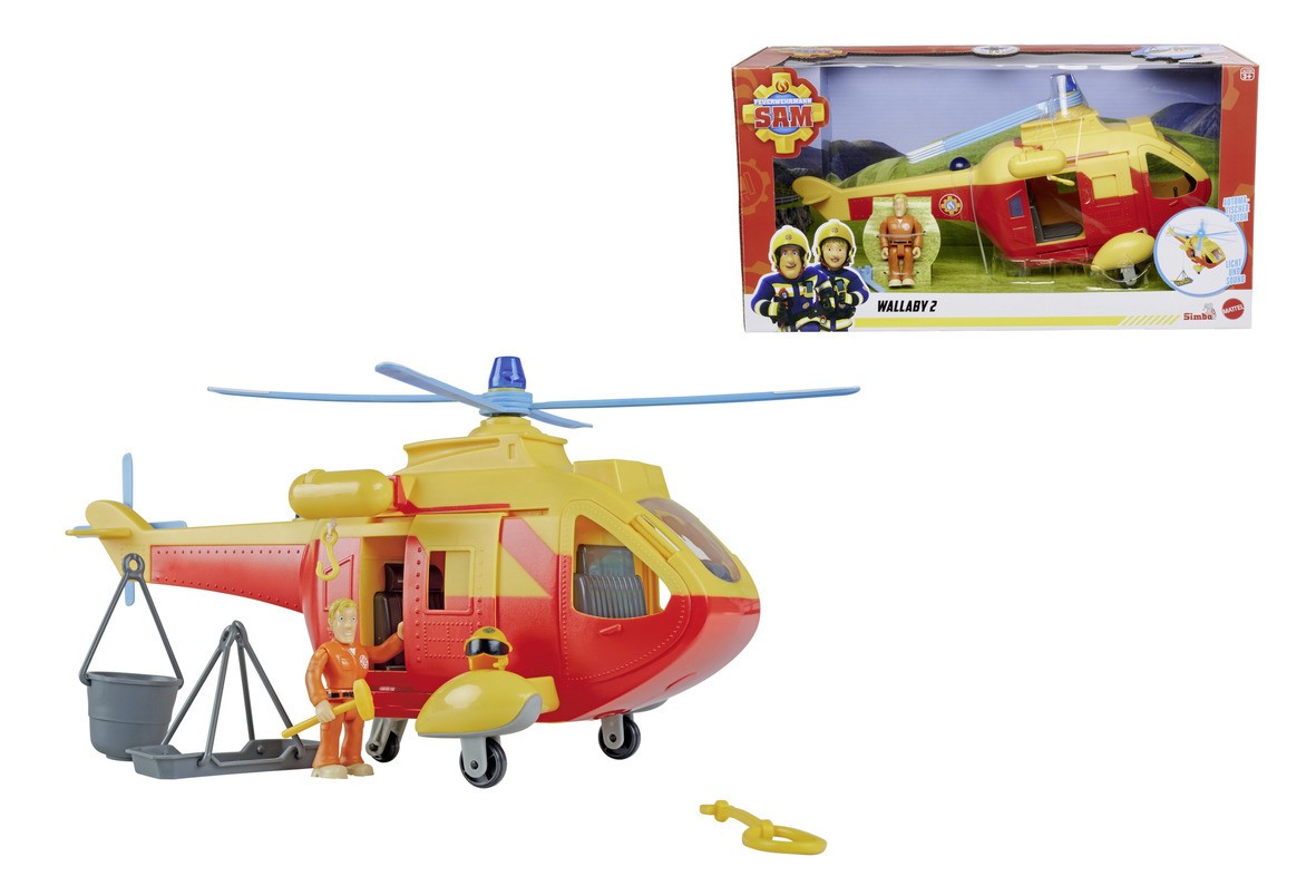 Helikopter Wallaby 2 Strażak Sam nowe kolory