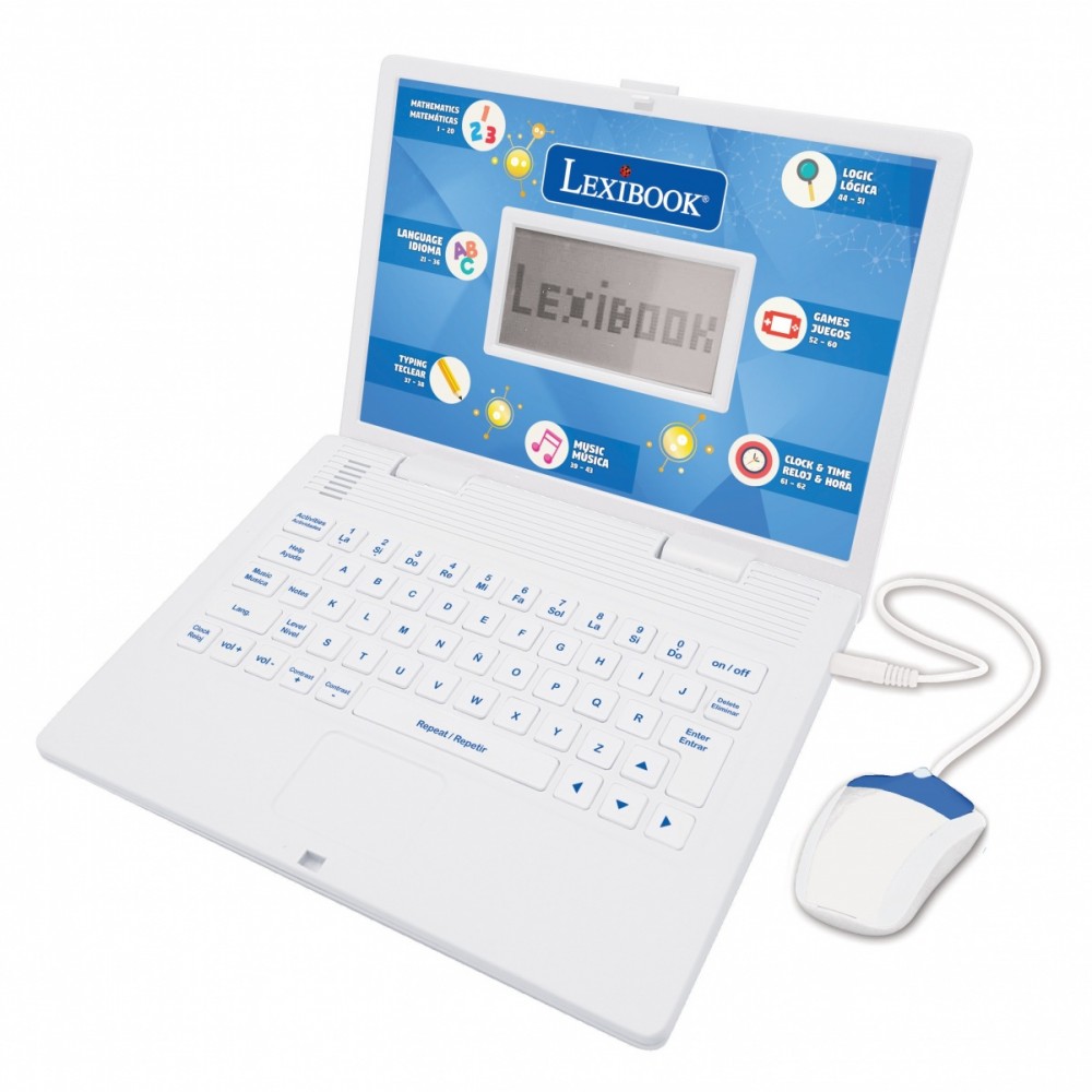 Laptop edukacyjny Dwujęzyczny PL/ ENG 124 aktywności 