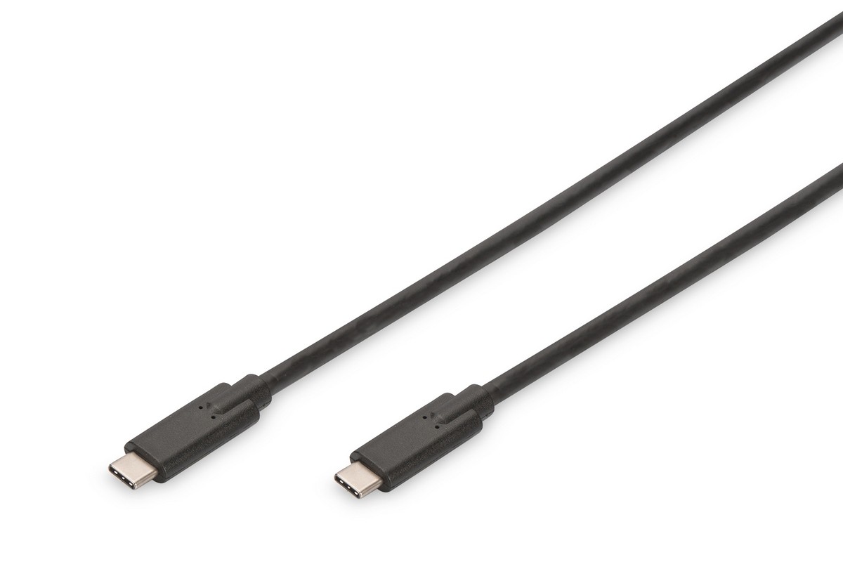 Kabel połączeniowy USB 3.1 Gen.2 SuperSpeed+ 10Gbps Typ USB C/USB C M/M, Power Delivery 1m Czarny 