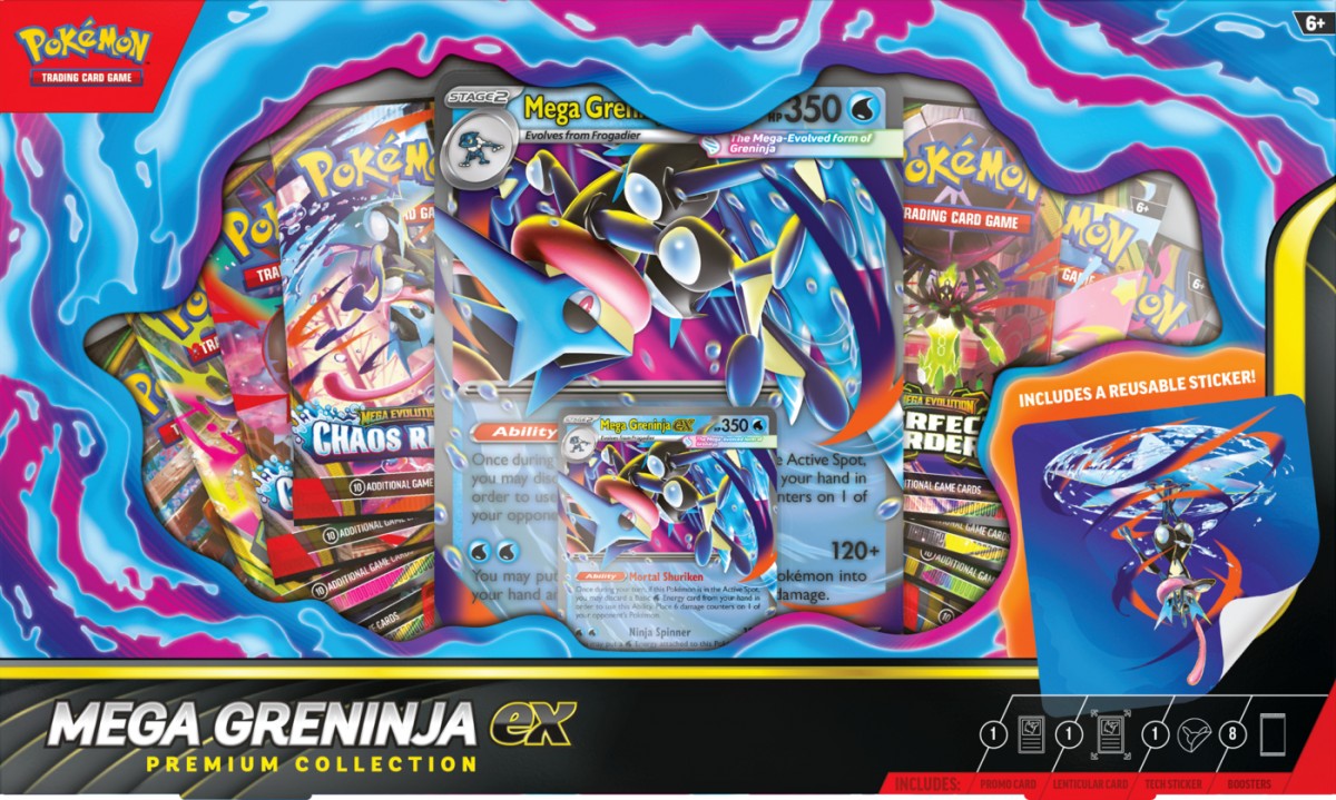 Karty Mega Greninja ex Premium Collection