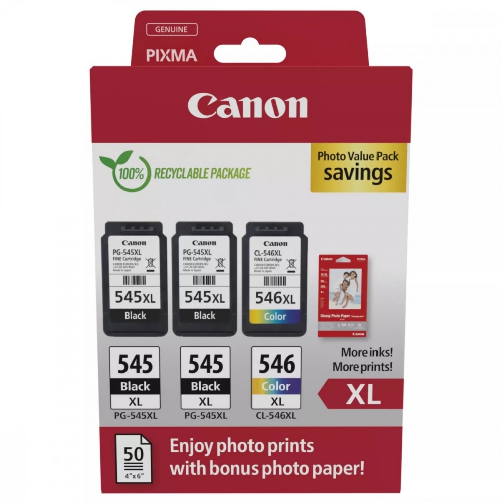 Multipack PG-545XLx2/CL-546XL Photo Value 8286B015 