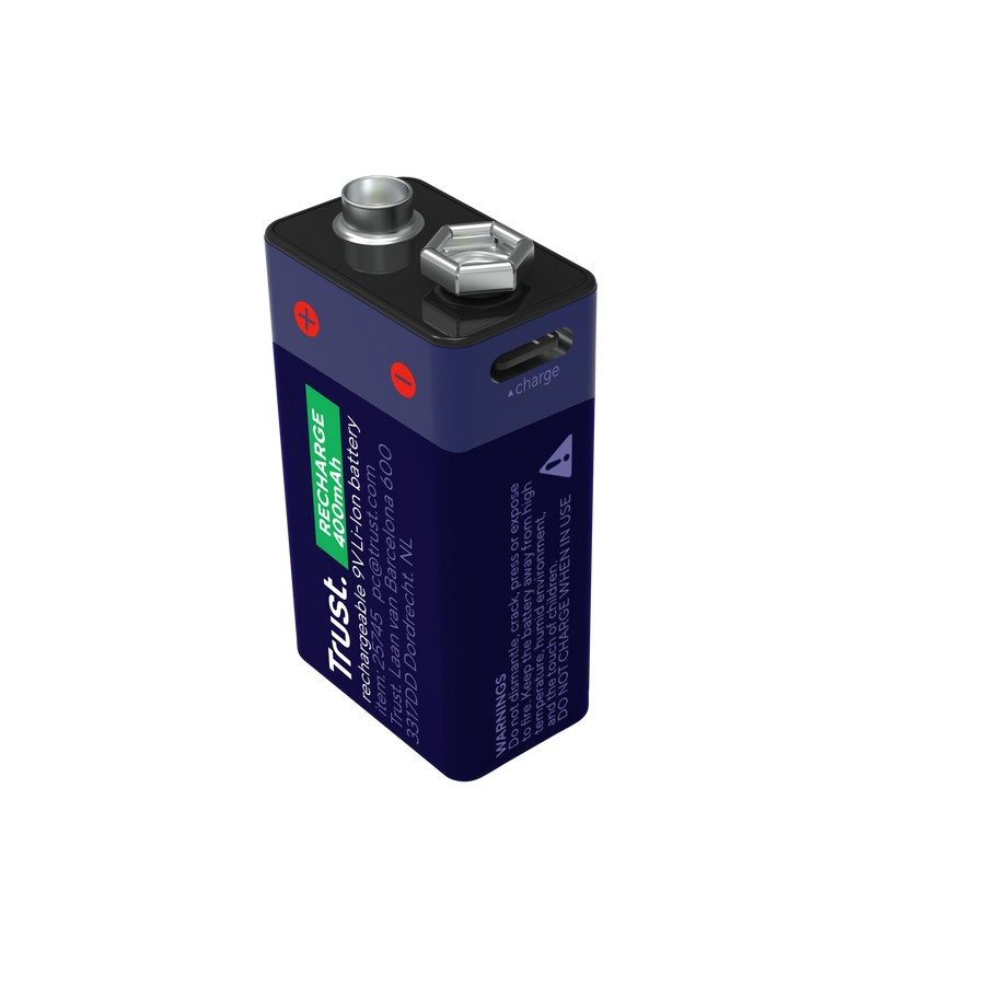 Akumulator 9V USB-C 