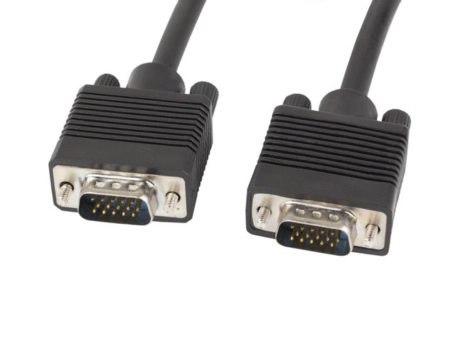 Kabel VGA Ferryt 3M M/M Ekran czarny 