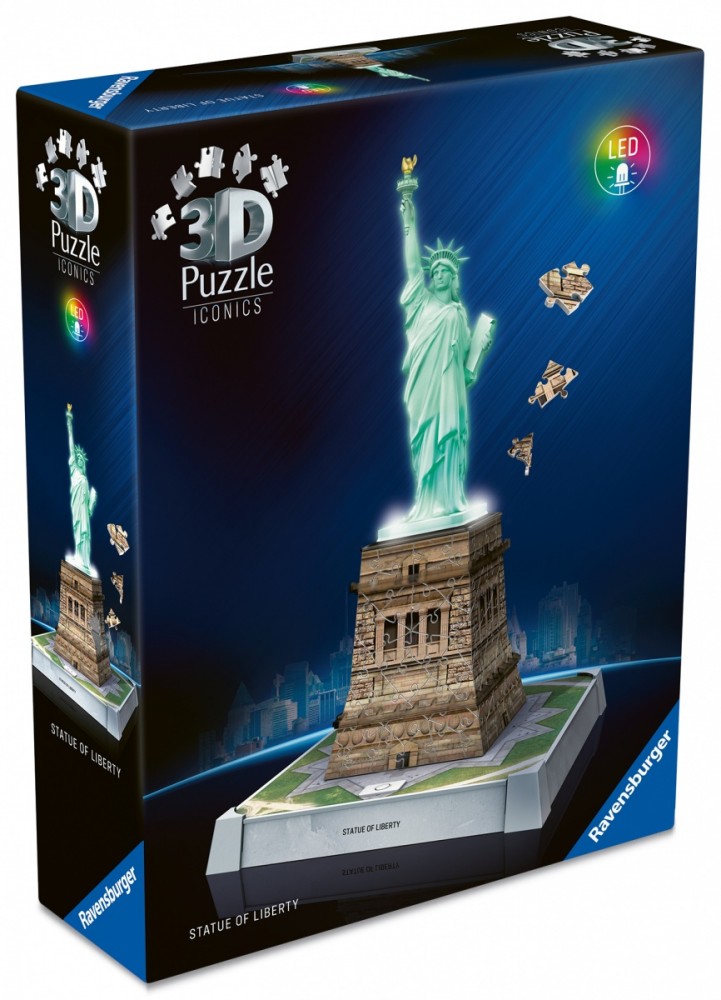 Puzzle 3D Statua Wolności 