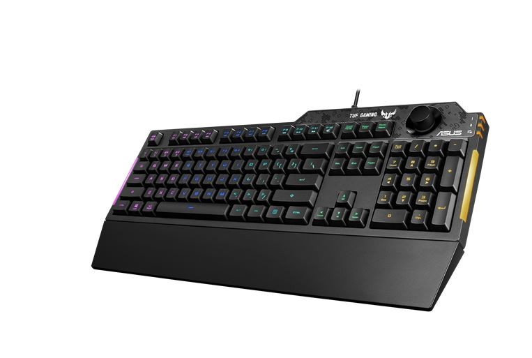 Klawiatura TUF Gaiming K1 RGB lighting/USB/black 