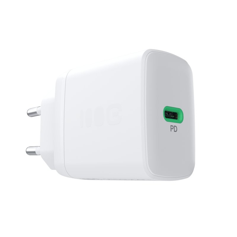 Ładowarka sieciowa USB 30W 1x USB-C BIAŁA 