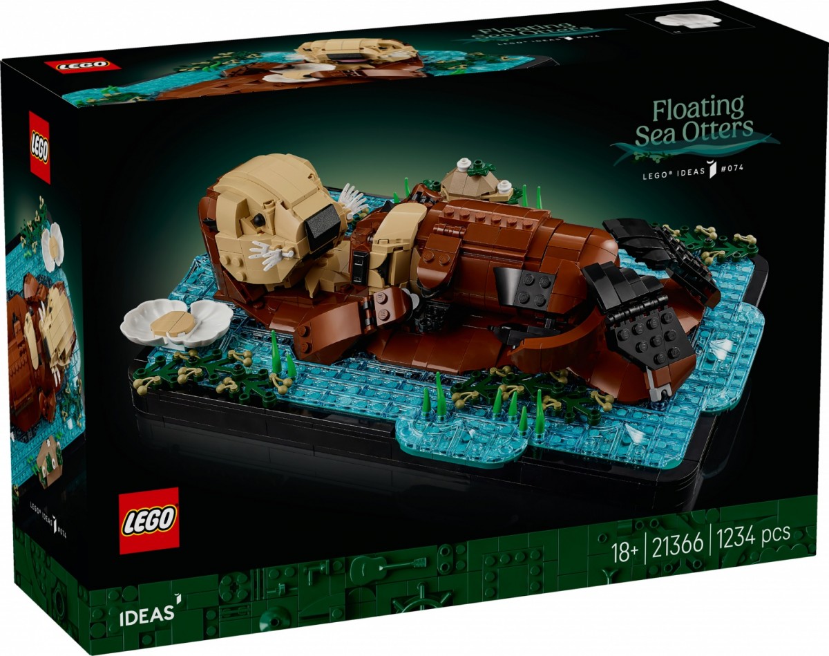Klocki Ideas 21366 Pływające wydry 
