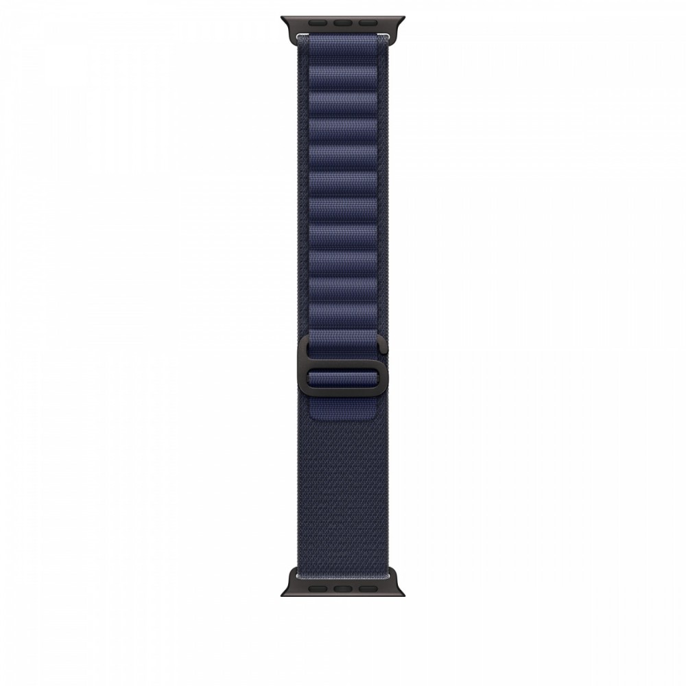 Opaska Alpine w kolorze granatu do koperty 49 mm - rozmiar S - elementy z tytanu w kolorze czarnym