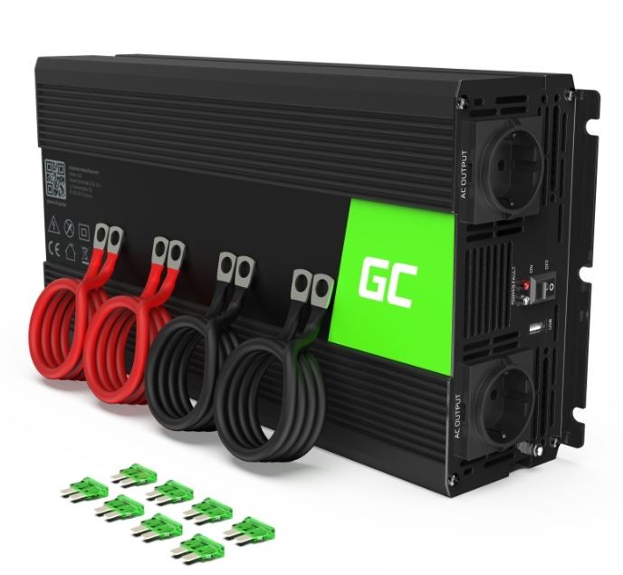 Przetwornica 12V/230V 2000W/4000W Czysty sinus 
