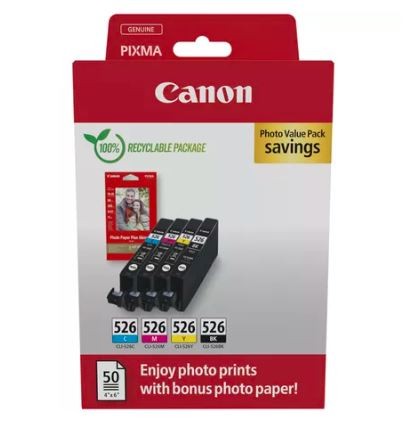 Multipack CLI-526 BK/C/M/Y Photo Value  4540B019 