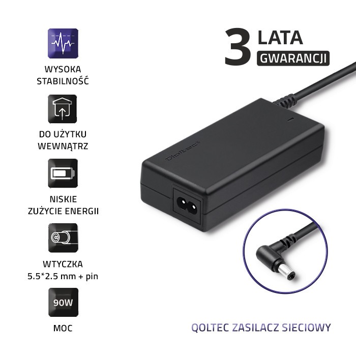 Zasilacz do Toshiba 90W | 19V | 4.74A | 5.5*2.5 