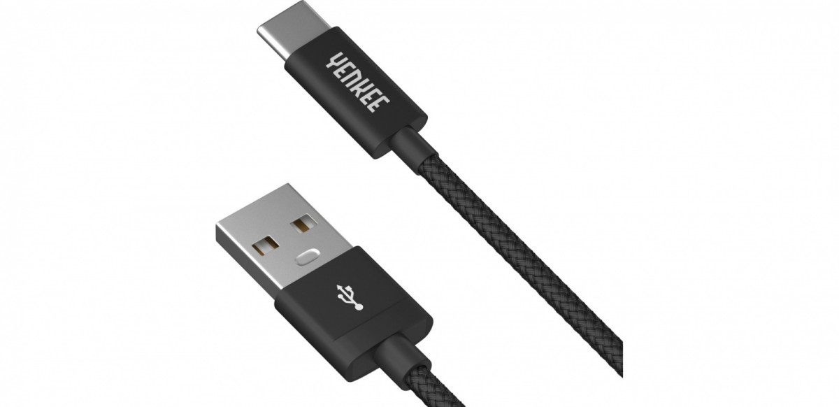 Kabel USB A 2.0 / USB C transfer danych 480Mb/s /3A 