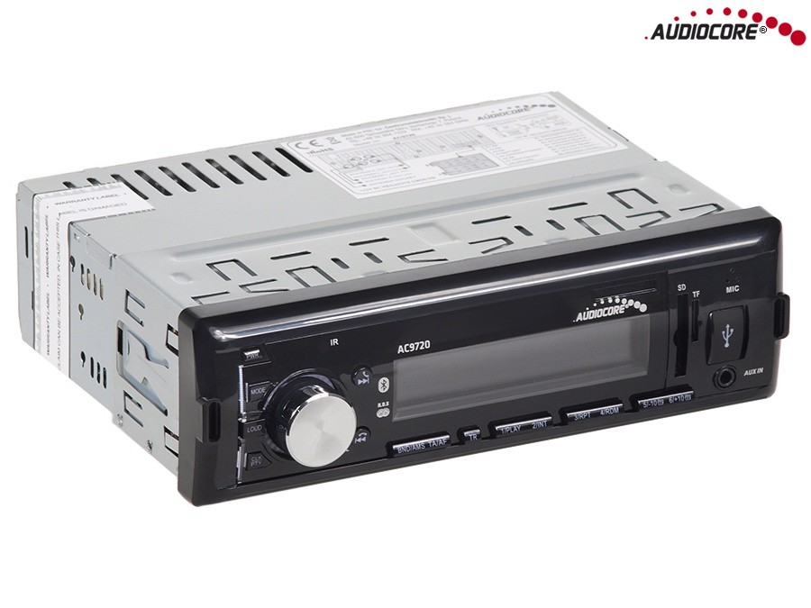 Radioodtwarzacz AC9720 B MP3/WMA/USB/RDS/SD ISO Bluetooth Multicolor 